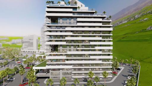 High-Floor 2+1 Apartment on the 17th Floor in Querencia Long Beach, Iskele