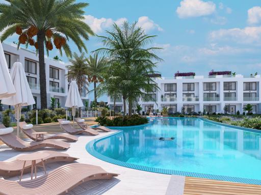 Studio Apartment in Blueberry Residence – Modern Coastal Living in Esentepe, Kyrenia, North Cyprus