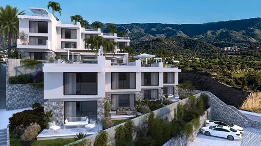 1+1 Garden Apartment in DJB Sunset – Contemporary Coastal Living in Esentepe, Kyrenia, North Cyprus
