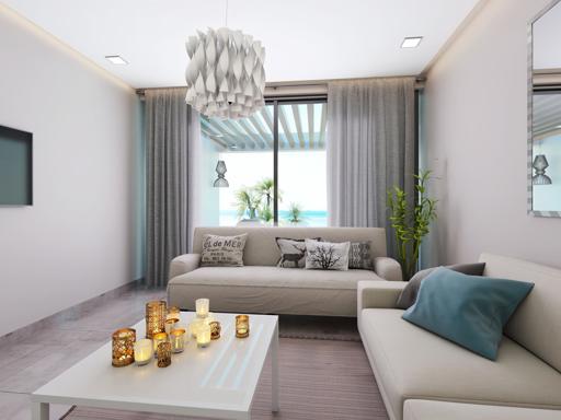 2+1 Apartment in Kantara Beachfront – Modern Seafront Living in Tatlısu, Famagusta, North Cyprus