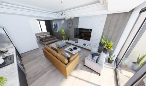 Studio Apartment in Orchard (Cherry Blocks) – Contemporary Living in Yeniboğaziçi, Famagusta, North Cyprus