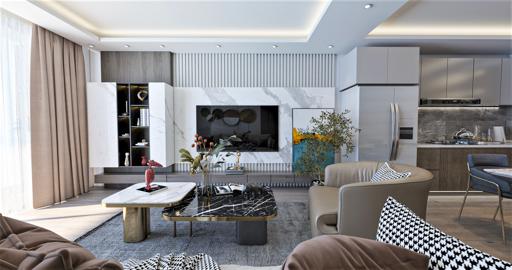 ELYSIUM 2'de 1+1 Daire – Esentepe, Girne, Kuzey Kıbrıs'ta Modern Kıyı Yaşamı