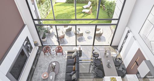 Apartament duplex 3+1 w ELYSIUM 2 – przestronne mieszkanie nad wybrzeżem w Esentepe, Kyrenia, Północny Cypr