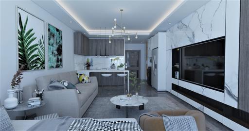 Garsoniéra v ELYSIUM 2 – Moderní pobřežní bydlení v Esentepe, Kyrenia, Severní Kypr