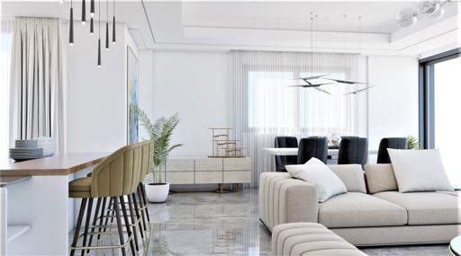 3+1-lejlighed i Sunrise – Moderne kystliv i Esentepe, Kyrenia, Nordcypern