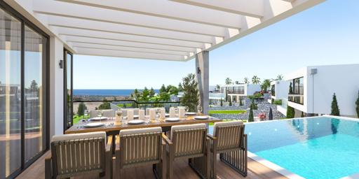 2+1 Villa in Sueno Villas – Contemporary Hillside Living in Arapkoy, Kyrenia, North Cyprus