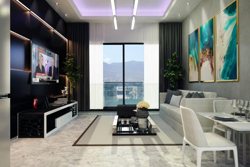 1+1 Apartment in Kasgar Residence – Modern City Living in Kyrenia (Girne), North Cyprus