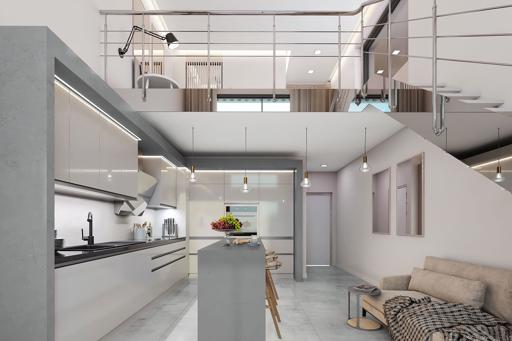 1+1 Loft Apartment in Oasis – Contemporary Coastal Living in Esentepe, Kyrenia, North Cyprus