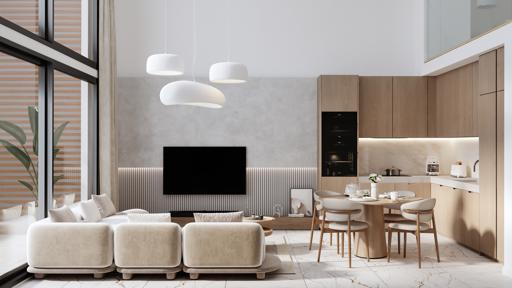 2+1 Loft Penthouse in Brise De Mer – Luxury Seaside Living in Tatlısu, Famagusta, North Cyprus