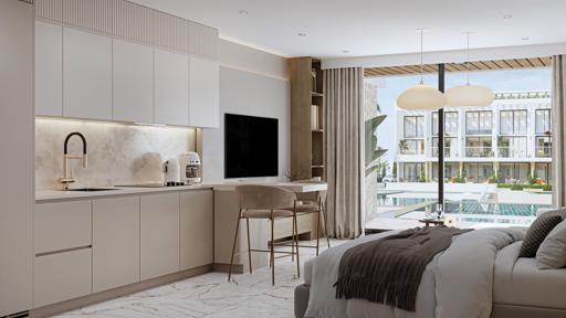 Studio Apartment in Brise De Mer – Luxury Seaside Living in Tatlısu, Famagusta, North Cyprus