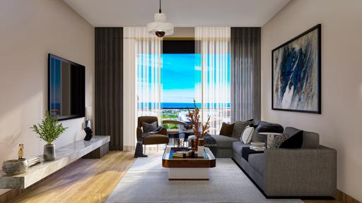 2+1 Earth Residence in Spectra – Modern Coastal Living in Lapta, Girne, North Cyprus