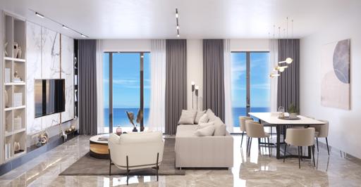 2+1-Apartment an der Westküste – Modernes Küstenleben in Nordzypern